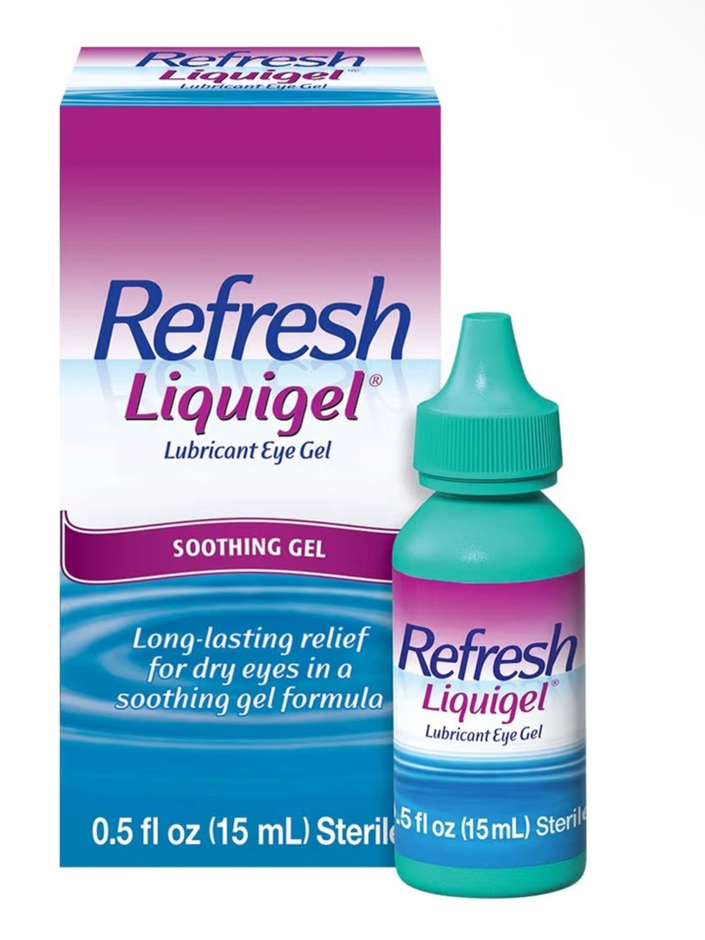 NEW Refresh Liquigel Lubricant Eye Gel Soothing Gel 0.5 fl oz / 15 mL